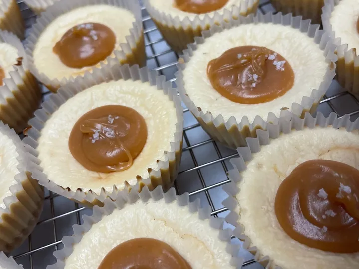  Caramel Cheesecake Cups 4 pack